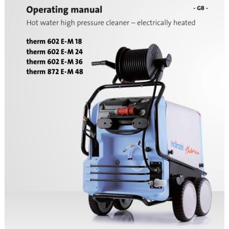 Náhradné diely Kranzle Therm 602 E-M 18/24/36, 872 E-M 48 – Originálne aj Náhradné