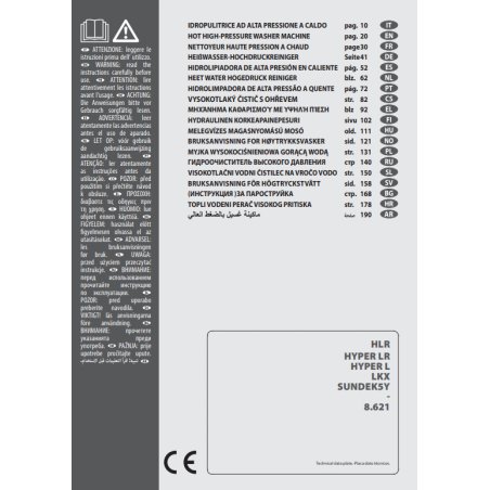 Instrukcja Obsługi Lavor HLR – PDF, Dane Techniczne, Poradnik