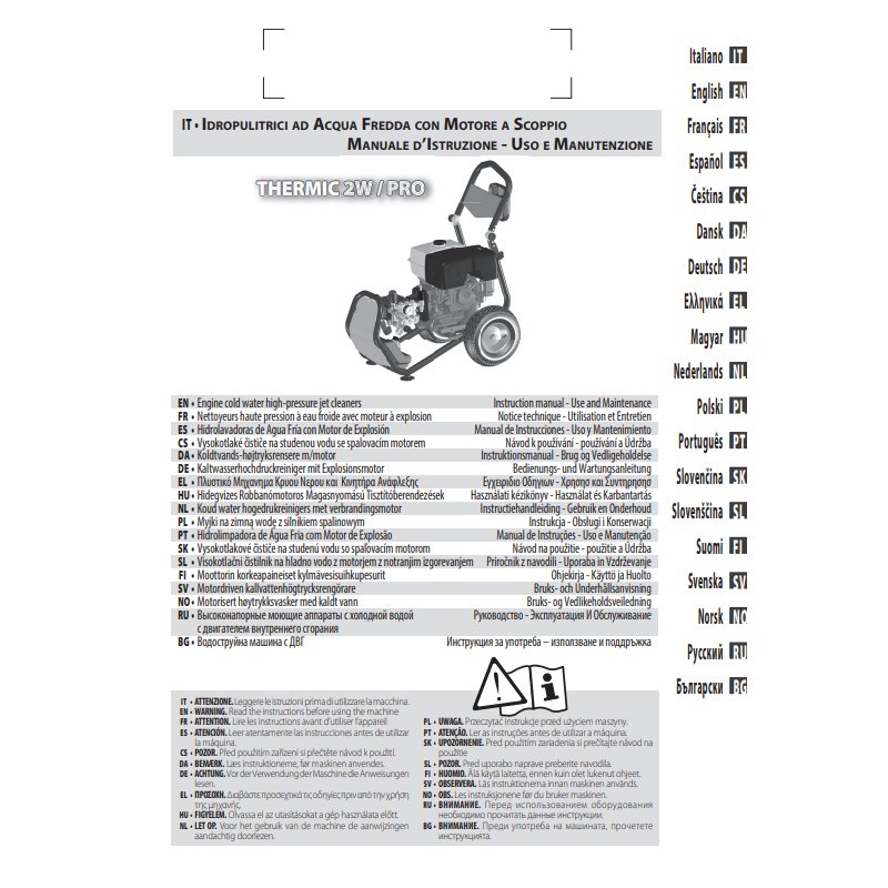 Instrukcja Obsługi Lavor 2W – PDF, Dane Techniczne, Poradnik