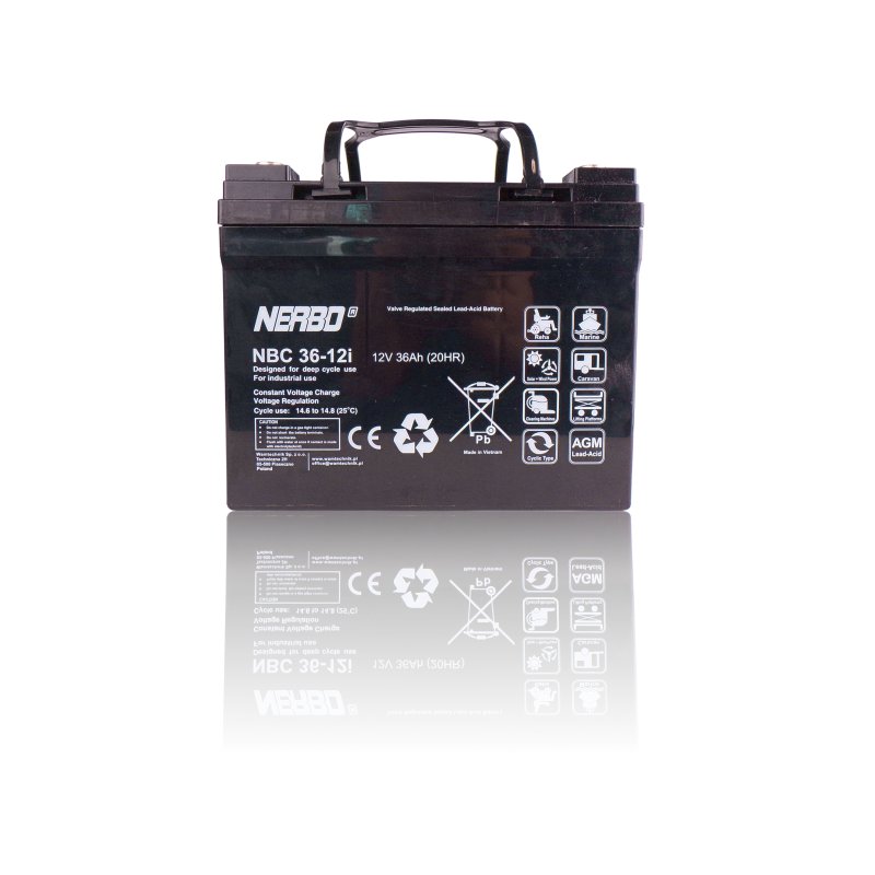 12V AGM Battery 36Ah/C5 for Lavor DART – maintenance-free power supply