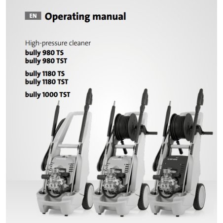 Instrukcja Obsługi Kranzle Bully 980/1180/1000 – PDF, Dane Techniczne, Poradnik