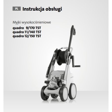 Instrukcja Obsługi Kranzle Quadro 11/140-9/170 -12/150 – PDF, Dane Techniczne, Poradnik