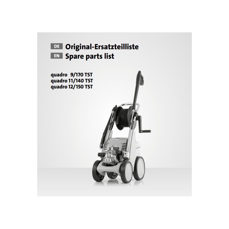 Náhradné diely Kranzle Quadro 11/140-9/170 -12/150 – Originálne aj Náhradné