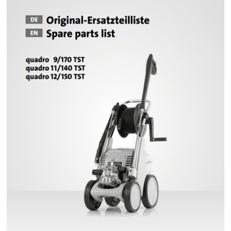 Części Kranzle Quadro 11/140-9/170 -12/150 – Oryginały i Zamienniki