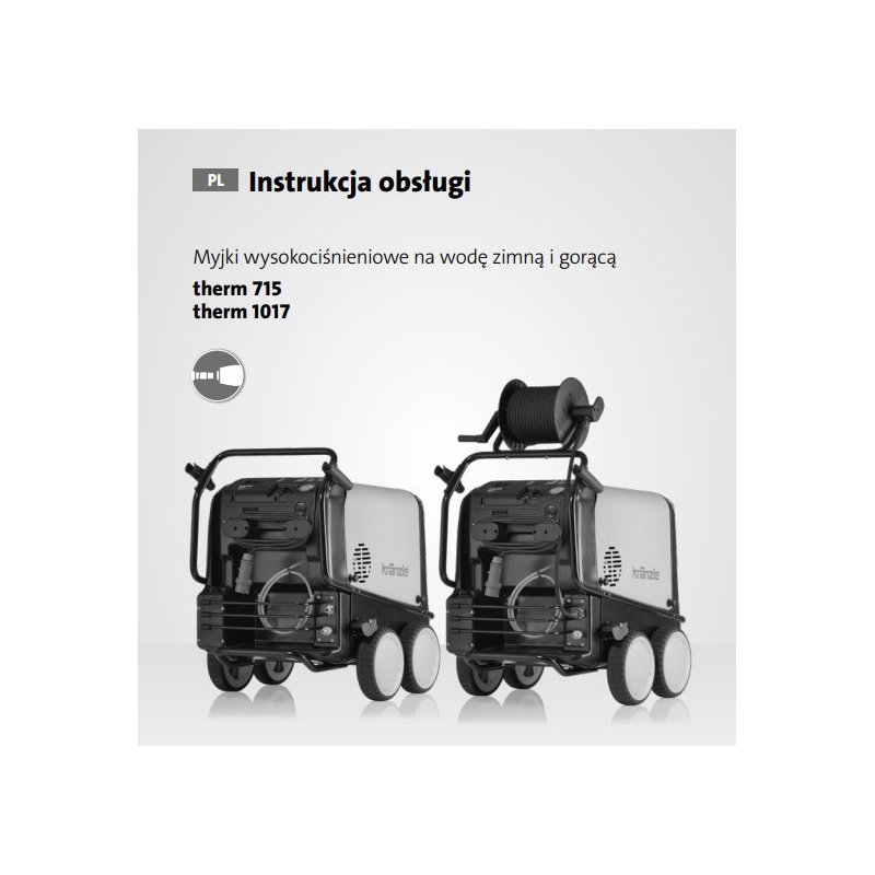 Instrukcja Obsługi Kranzle Therm 635-1/875-1/895-1/1165-1 – PDF, Dane Techniczne