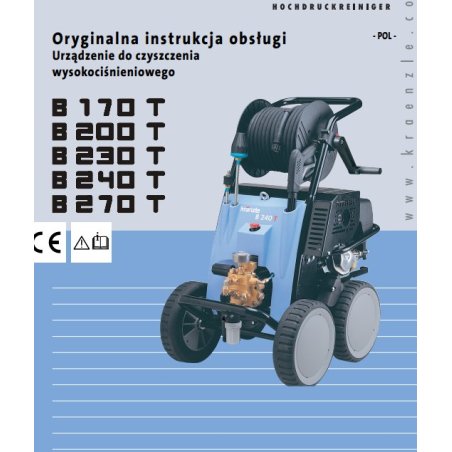 Części Kranzle Profi B 170 T/B 230 T/B 240 T/B 270 T M22 – Oryginały i Zamienniki, Schematy