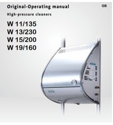 Części Kranzle W 11/135-13/230-15/200-19/160