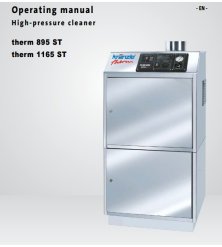 Części Kranzle Therm 895 ST/1165 ST