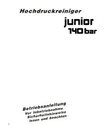 Części Kranzle Junior 120