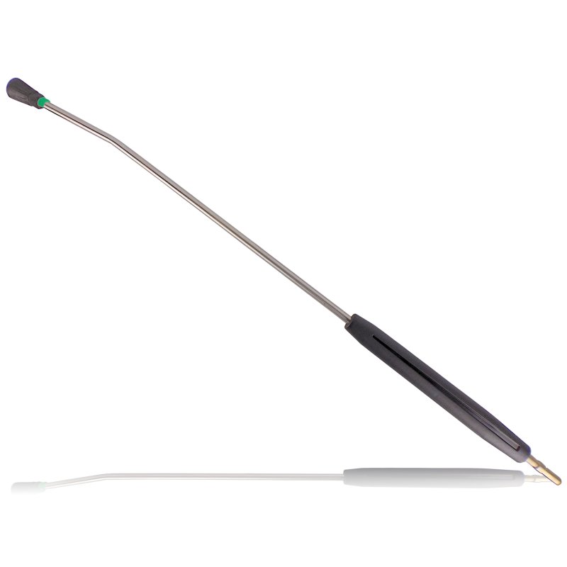 1000 mm angled lance 25° size 045 – professional flat-spray lance