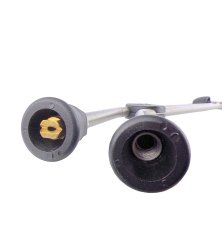 Dual lance 1000 mm with rotary selector and D12 quick-connect – high/low pressure