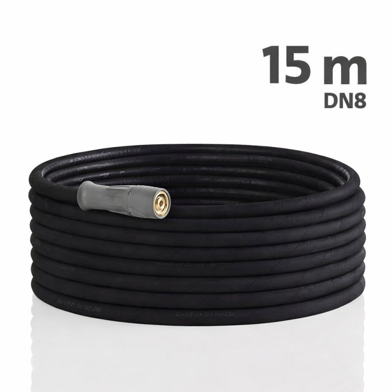 High Pressure Hose DN8 15 m – 210 bar, 150°C, for Pressure Washers