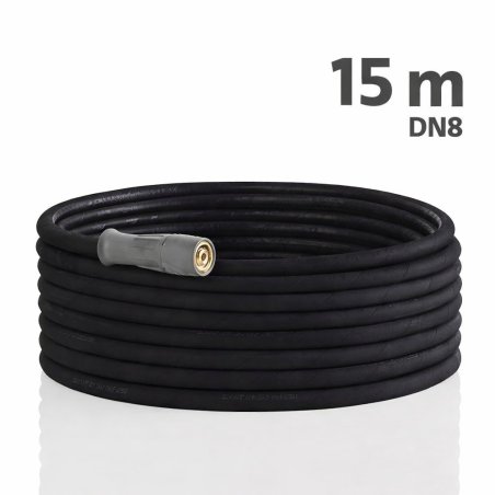 High Pressure Hose DN8 15 m – 210 bar, 150°C, for Pressure Washers