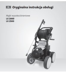 Instrukcja Obsługi Kranzle LX 2000 i 2500