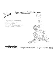 Repair Kit - Pump Valves for 1152, HD 10/122 TS, X 10/140 TST, X 8/150 TST