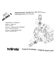 Kränzle AQ Pump Valve Kit for Bully / Primus (400621)