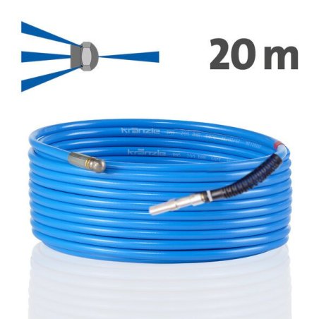 20 m Drain Hose KNF 055 – Nozzle with Front Jet, D12
