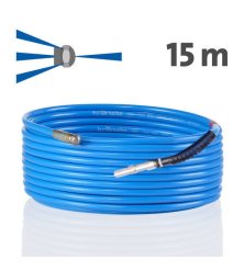 15 m Drain Hose KNF 055 – Nozzle with Front Jet, D12