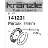 Uszczelka Parbaks 14 mm pierścień podporowy + o-ring (141231)