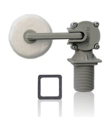 Angled float with valve for Kränzle buffer tank (46250)