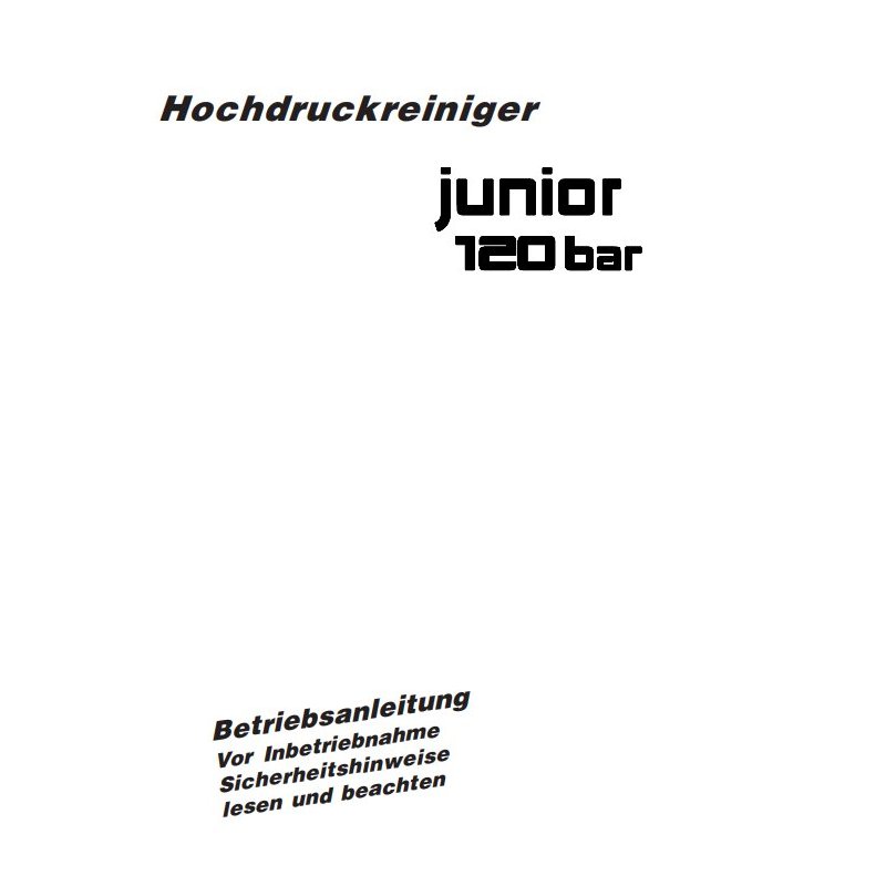 Kranzle Junior 120 Spare Parts – Original