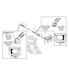 Zestaw naprawczy tłoka wyłącznika 150093 - część pompy