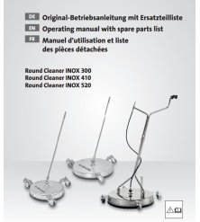 Manual & Parts Round Cleaner INOX
