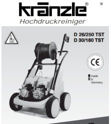 Instrukcja i Częśći Kranzle D26/250TST-D30/180TST