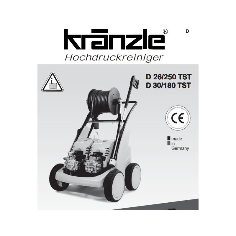 Instrukcja i Częśći Kranzle D26/250TST-D30/180TST