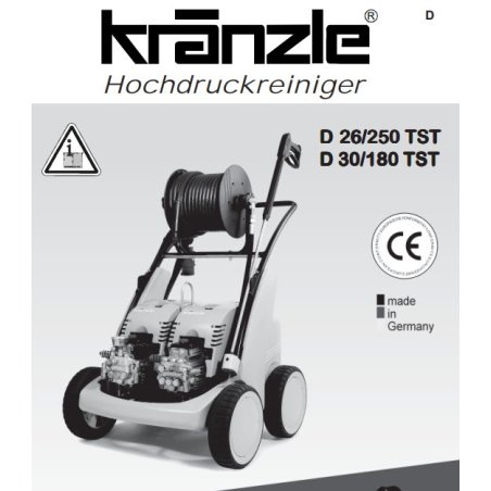 Instrukcja i Częśći Kranzle D26/250TST-D30/180TST