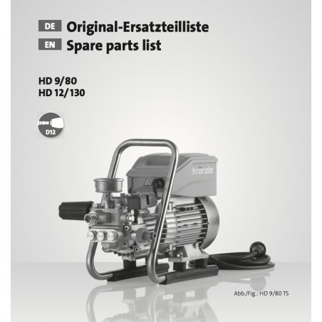 Diely Kranzle HD 9/80 - HD 12/130