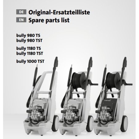 Buy spare parts for the Kranzle Bully 980/11: original and replacement parts, diagrams, part numbers and compatible accessories.
