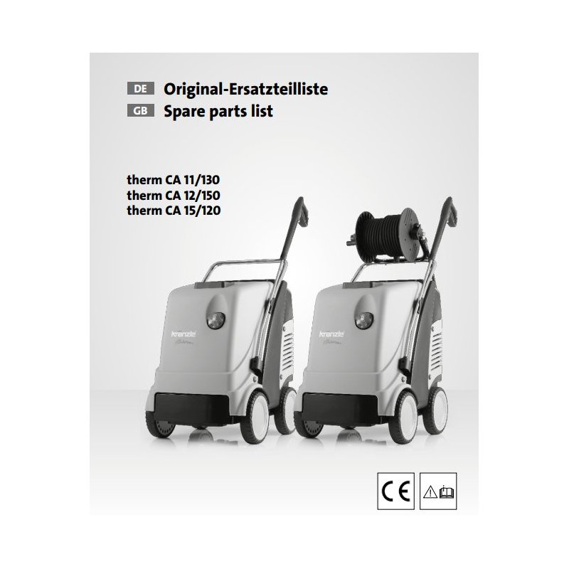 Kranzle Therm CA M22 Spare Parts – Original & Replacement Parts