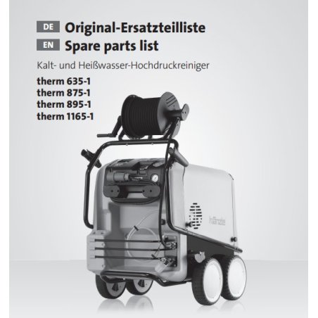 Części Kranzle Therm 635-1/875-1/895-1/1165-1 M22 – Oryginały i Zamienniki, Schematy