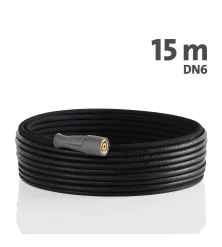 Náhradná hadica DN6 15 m – 210 bar, 100°C, otočná spojka, séria Profi