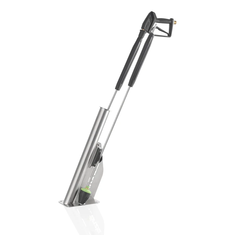 Lance Holder for Kränzle, Floor Mount, Stainless Steel