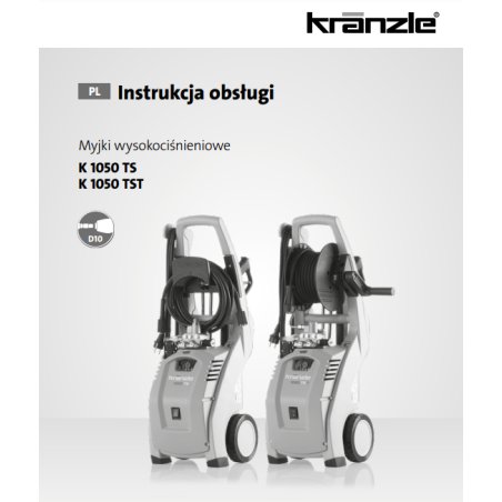 Instrukcja Obsługi Kranzle 1050 TS/ TST – PDF, Dane Techniczne, Poradnik
