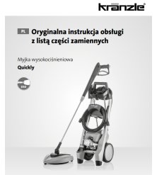 Instrukcja Obsługi i Części Kranzle Quickly – PDF, Dane Techniczne, Poradnik