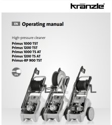Instrukcja Obsługi Kranzle Primus – PDF, Dane Techniczne, Poradnik