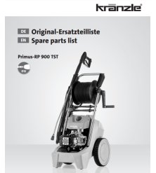 Części Kranzle Primus 900 – Oryginały i Zamienniki, Schematy