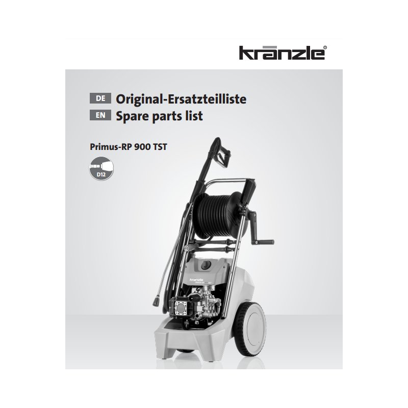 Części Kranzle Primus 900 – Oryginały i Zamienniki, Schematy