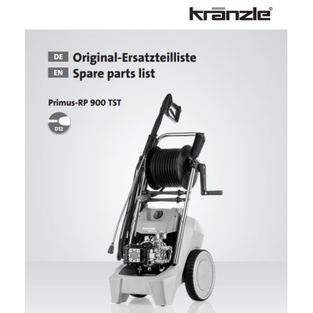 Części Kranzle Primus 900 – Oryginały i Zamienniki, Schematy
