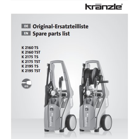 Części Kranzle K2000 – Oryginały i Zamienniki, Schematy