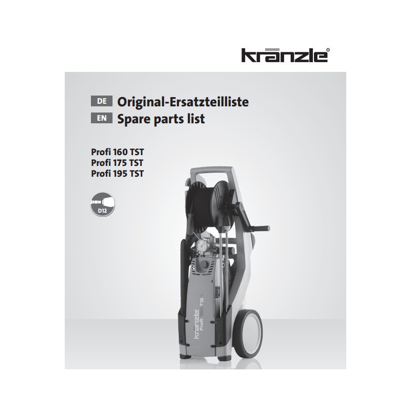 Części Kranzle Profi – Oryginały i Zamienniki, Schematy