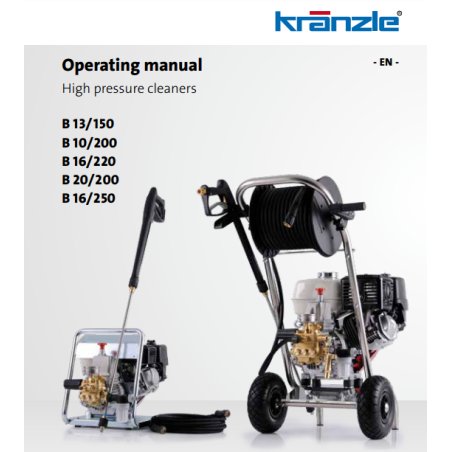 Instrukcja Obsługi Kranzle Profi-Jet – PDF, Dane Techniczne, Poradnik