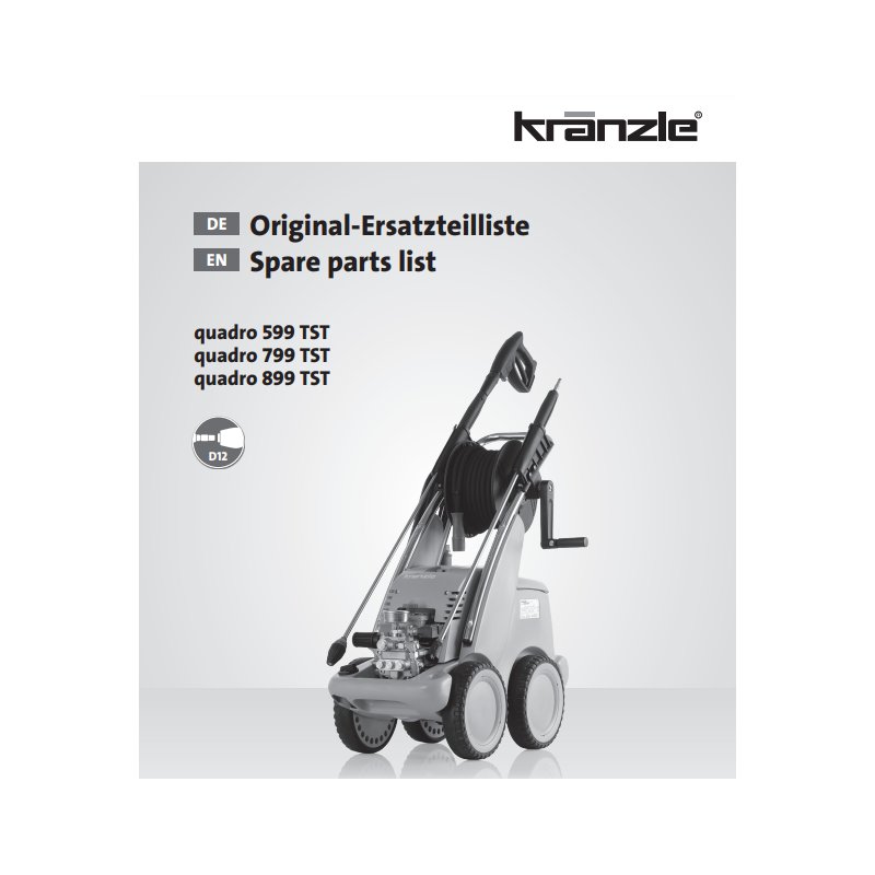 Części Kranzle Quadro Średnie – Oryginały i Zamienniki, Schematy