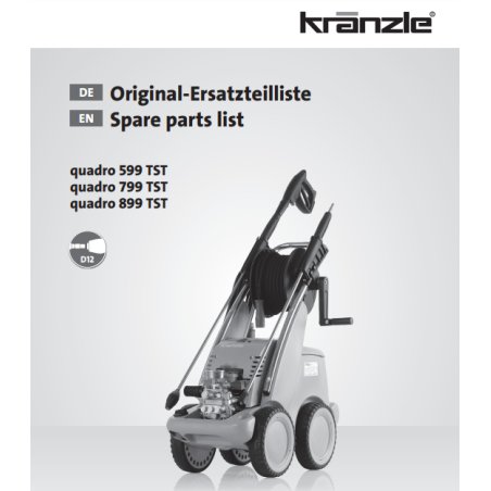 Części Kranzle Quadro Średnie – Oryginały i Zamienniki, Schematy