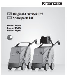 Części Kranzle Therm C – Oryginały i Zamienniki, Schematy