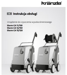 Instrukcja Obsługi Kranzle Therm CA – PDF, Dane Techniczne, Poradnik