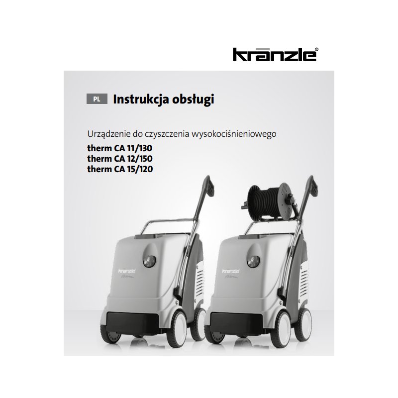 Instrukcja Obsługi Kranzle Therm CA